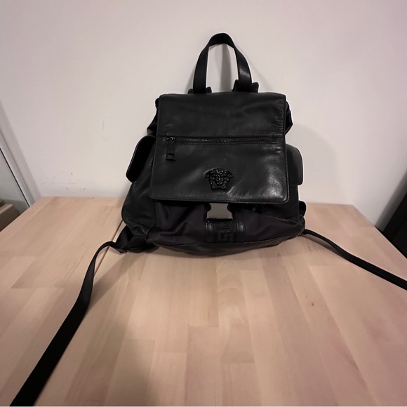 Versace Medusa Leather Backpack - Picture 3 of 4